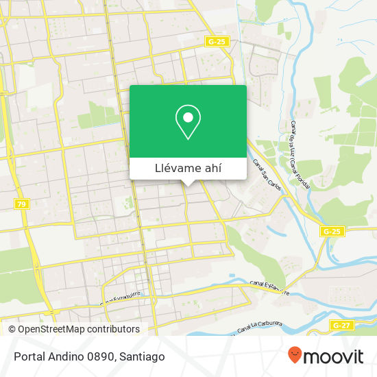 Mapa de Portal Andino 0890