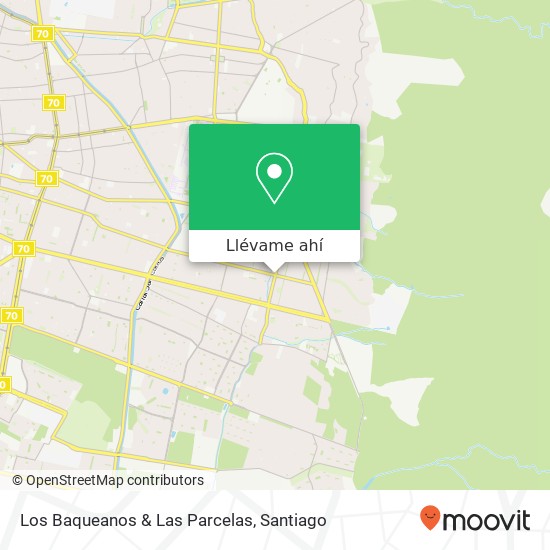 Mapa de Los Baqueanos & Las Parcelas