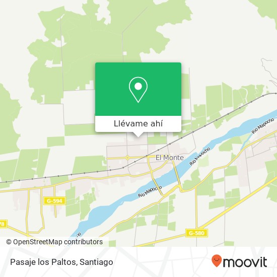 Mapa de Pasaje los Paltos