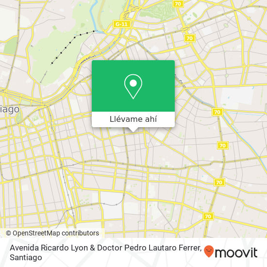 Mapa de Avenida Ricardo Lyon & Doctor Pedro Lautaro Ferrer