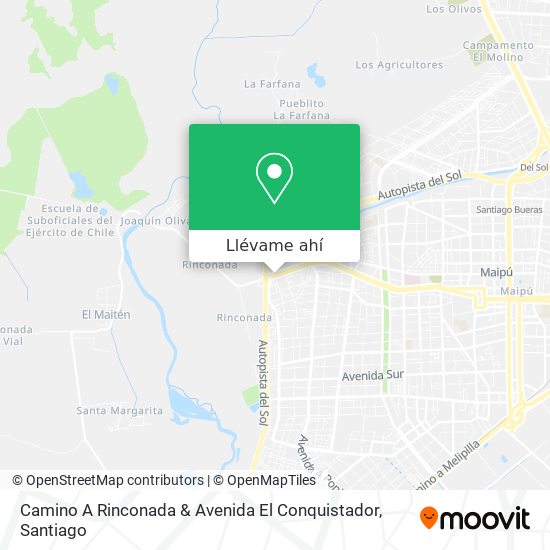 Mapa de Camino A Rinconada & Avenida El Conquistador