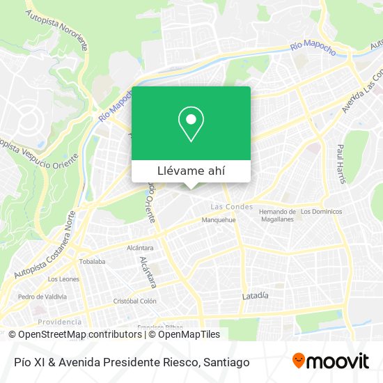 Mapa de Pío XI & Avenida Presidente Riesco