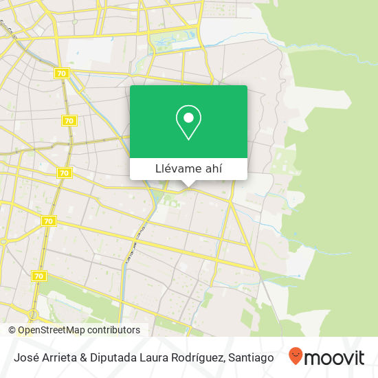 Mapa de José Arrieta & Diputada Laura Rodríguez