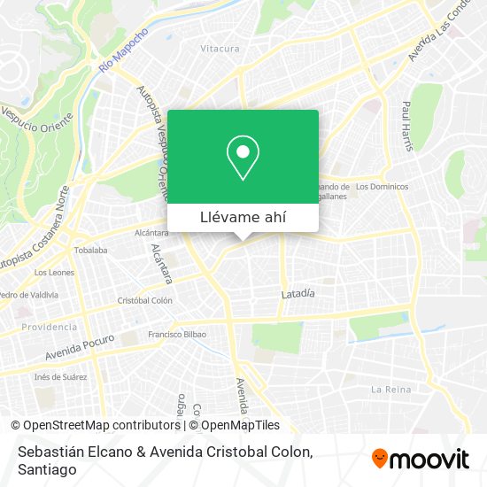 Mapa de Sebastián Elcano & Avenida Cristobal Colon