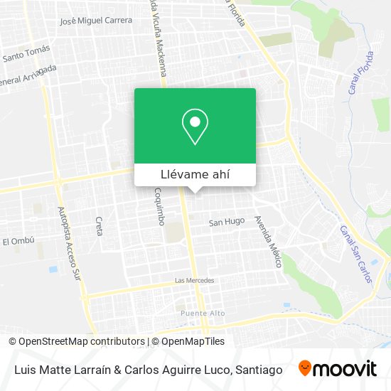 Mapa de Luis Matte Larraín & Carlos Aguirre Luco