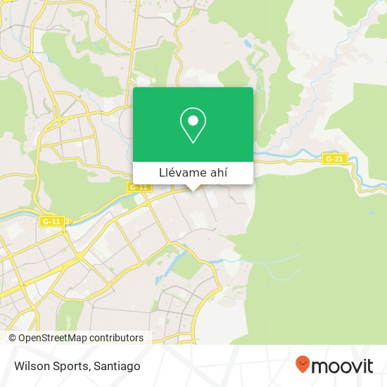 Mapa de Wilson Sports