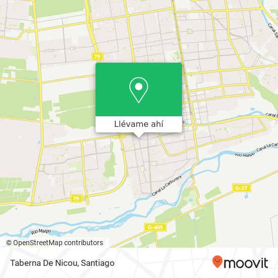 Mapa de Taberna De Nicou