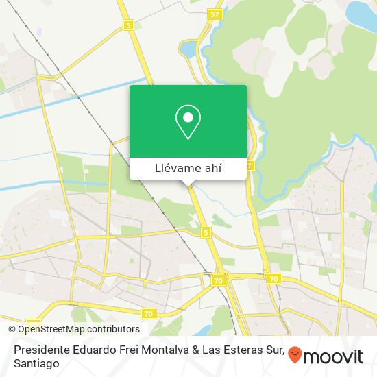Mapa de Presidente Eduardo Frei Montalva & Las Esteras Sur