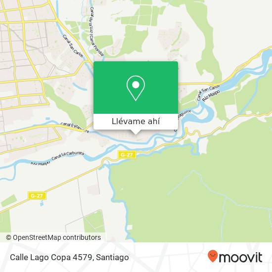 Mapa de Calle Lago Copa 4579