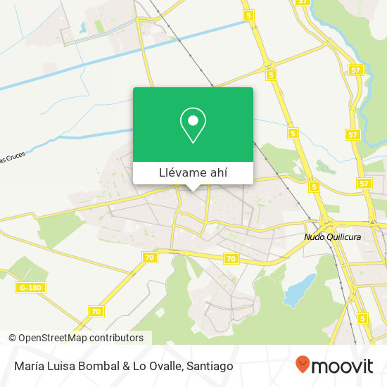 Mapa de María Luisa Bombal & Lo Ovalle
