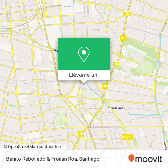 Mapa de Benito Rebolledo & Froilán Roa
