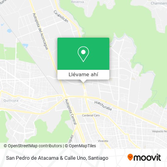 Mapa de San Pedro de Atacama & Calle Uno