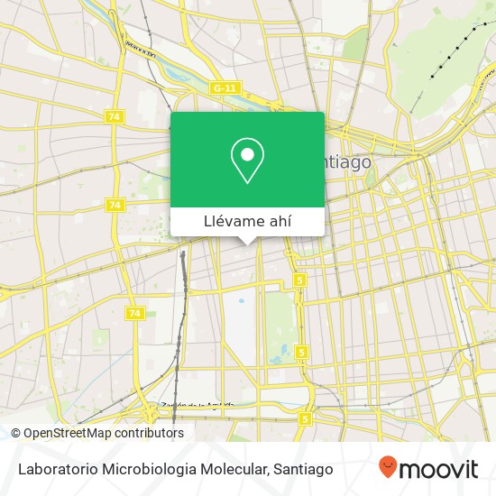 Mapa de Laboratorio Microbiologia Molecular