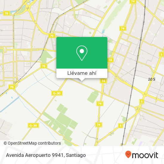 Mapa de Avenida Aeropuerto 9941