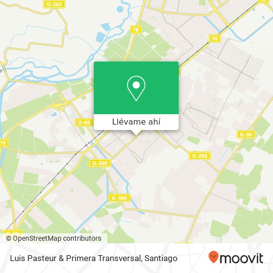 Mapa de Luis Pasteur & Primera Transversal