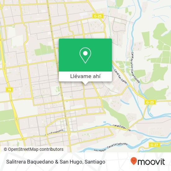 Mapa de Salitrera Baquedano & San Hugo