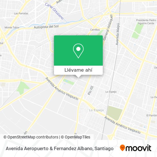 Mapa de Avenida Aeropuerto & Fernandez Albano