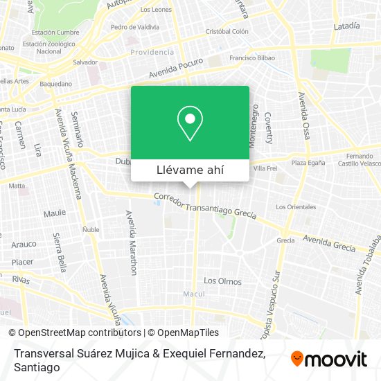 Mapa de Transversal Suárez Mujica & Exequiel Fernandez