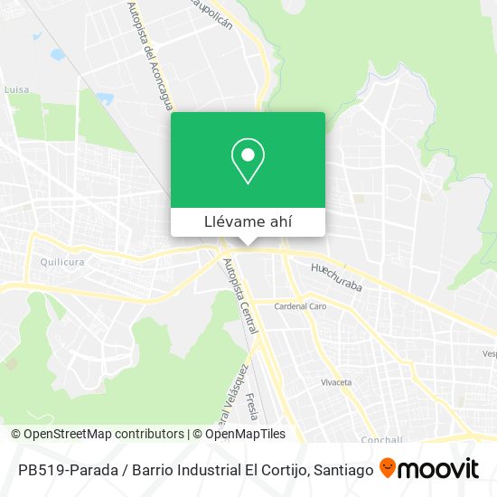 Mapa de PB519-Parada / Barrio Industrial El Cortijo