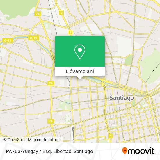 Mapa de PA703-Yungay / Esq. Libertad