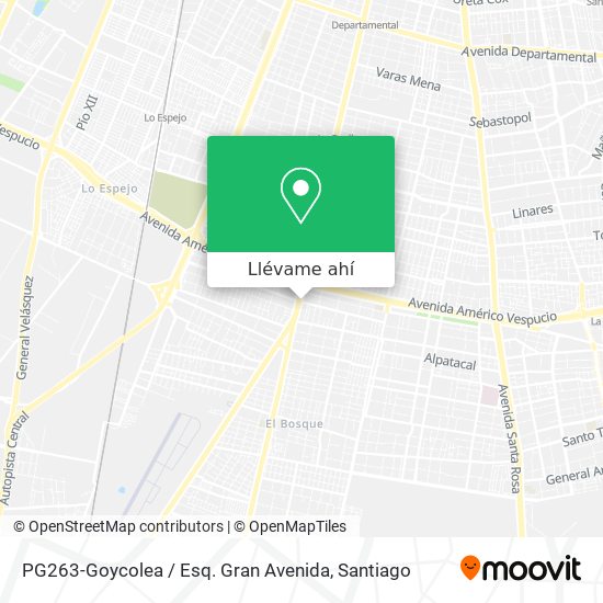 Mapa de PG263-Goycolea / Esq. Gran Avenida