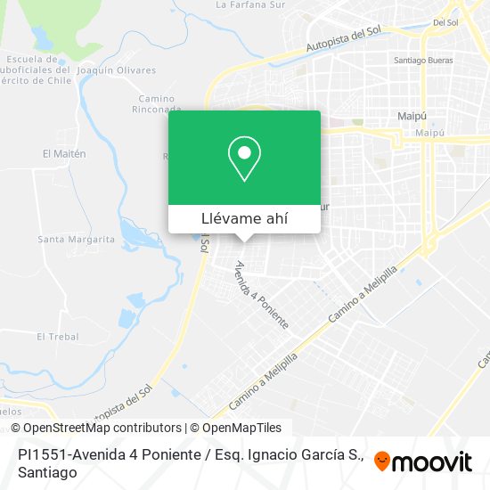 Mapa de PI1551-Avenida 4 Poniente / Esq. Ignacio García S.