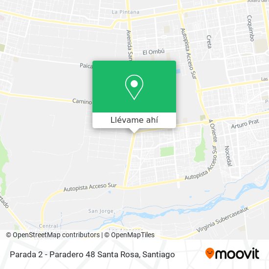 Mapa de Parada 2 - Paradero 48 Santa Rosa