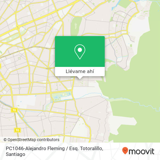 Mapa de PC1046-Alejandro Fleming / Esq. Totoralillo