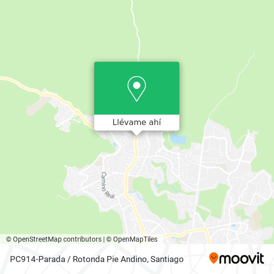 Mapa de PC914-Parada / Rotonda Pie Andino