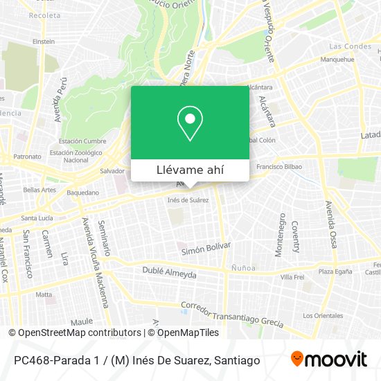 Mapa de PC468-Parada 1 / (M) Inés De Suarez