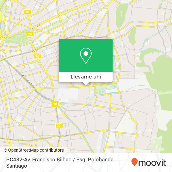 Mapa de PC482-Av. Francisco Bilbao / Esq. Polobanda