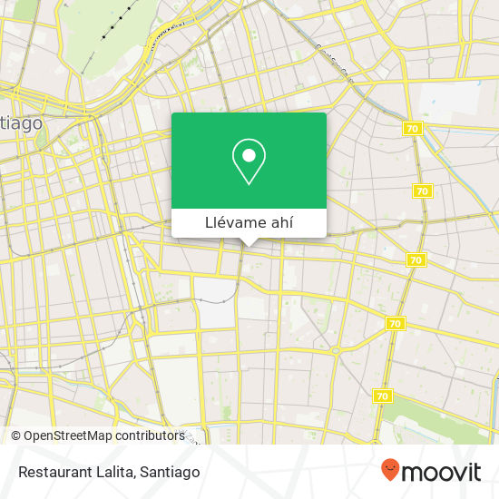 Mapa de Restaurant Lalita