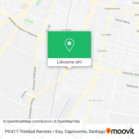 Mapa de PG417-Trinidad Ramírez / Esq. Capricornio