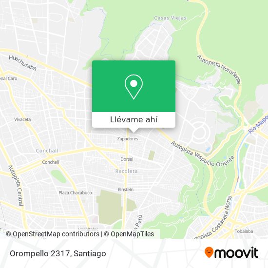 Mapa de Orompello 2317