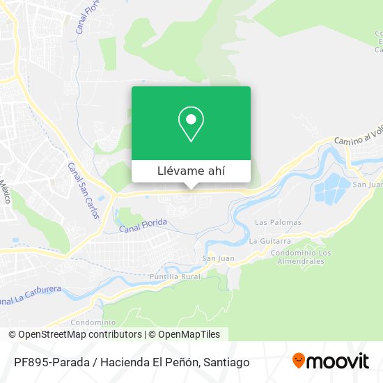 Mapa de PF895-Parada / Hacienda El Peñón