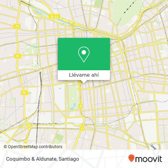 Mapa de Coquimbo & Aldunate