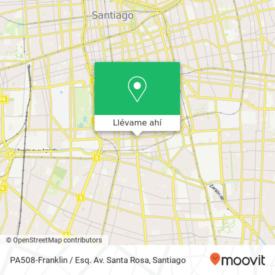 Mapa de PA508-Franklin / Esq. Av. Santa Rosa
