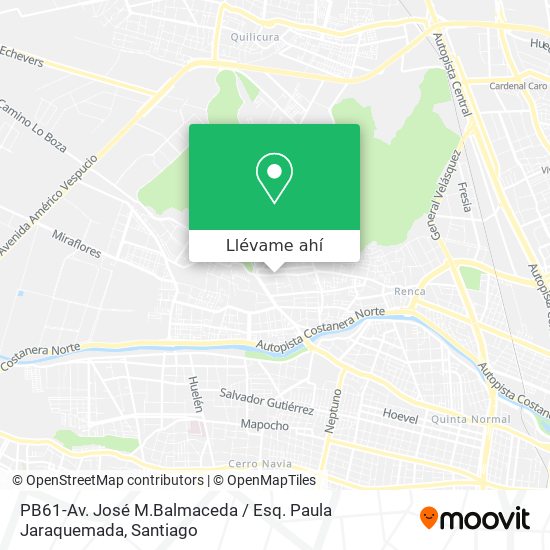 Mapa de PB61-Av. José M.Balmaceda / Esq. Paula Jaraquemada