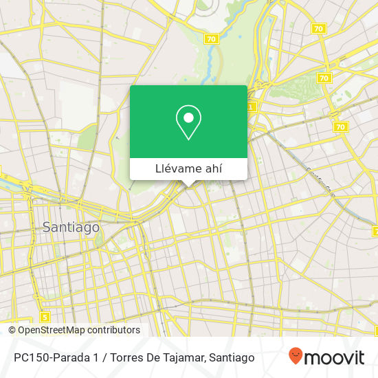 Mapa de PC150-Parada 1 / Torres De Tajamar