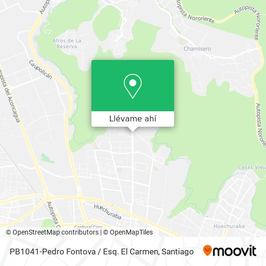 Mapa de PB1041-Pedro Fontova / Esq. El Carmen