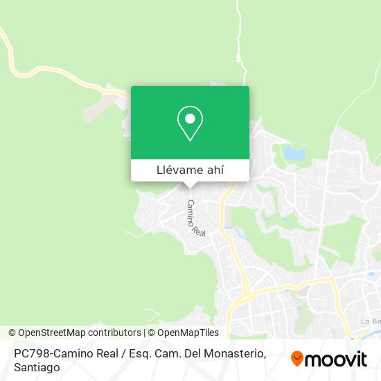 Mapa de PC798-Camino Real / Esq. Cam. Del Monasterio