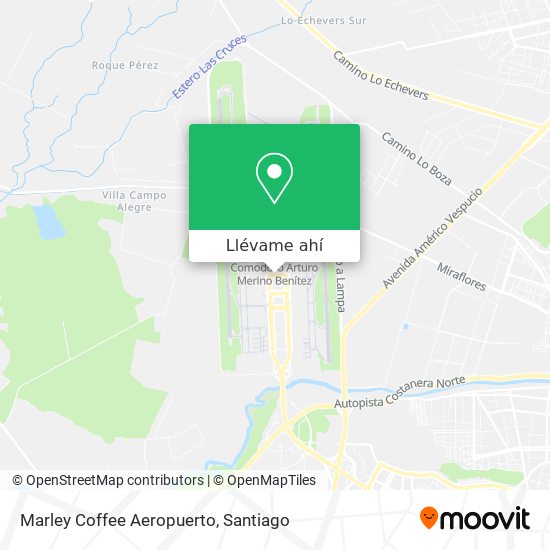 Mapa de Marley Coffee Aeropuerto