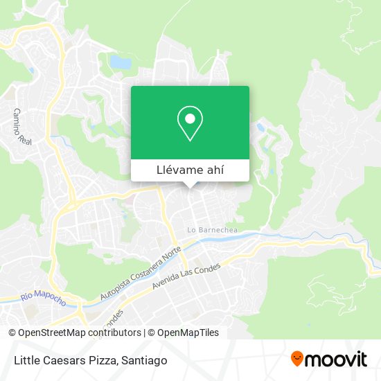 Mapa de Little Caesars Pizza