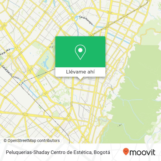 Mapa de Peluquerias-Shaday Centro de Estética