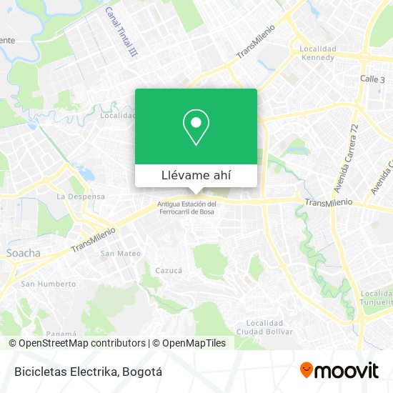 Mapa de Bicicletas Electrika