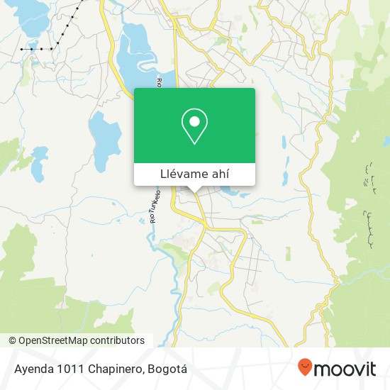 Mapa de Ayenda 1011 Chapinero