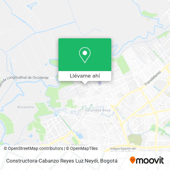 Mapa de Constructora-Cabanzo Reyes Luz Neydi