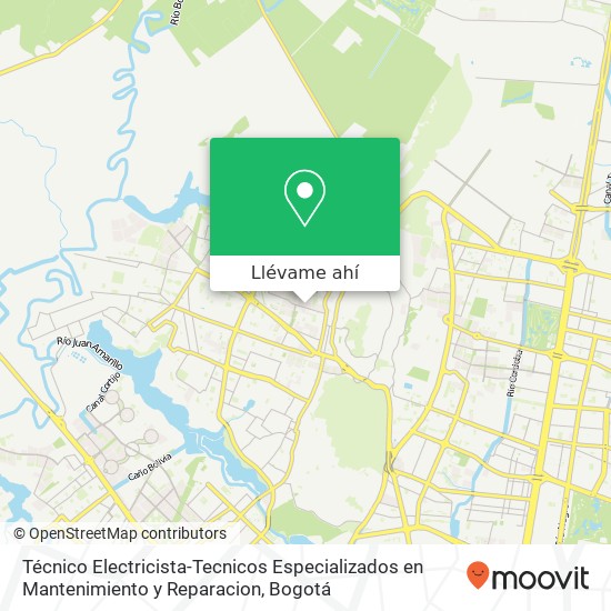 Mapa de Técnico Electricista-Tecnicos Especializados en Mantenimiento y Reparacion