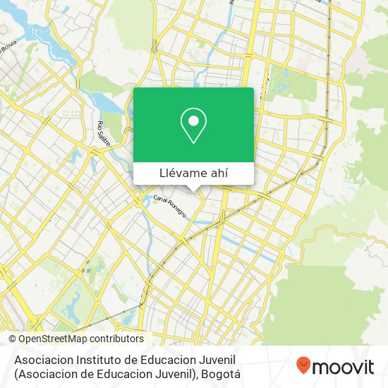 Mapa de Asociacion Instituto de Educacion Juvenil