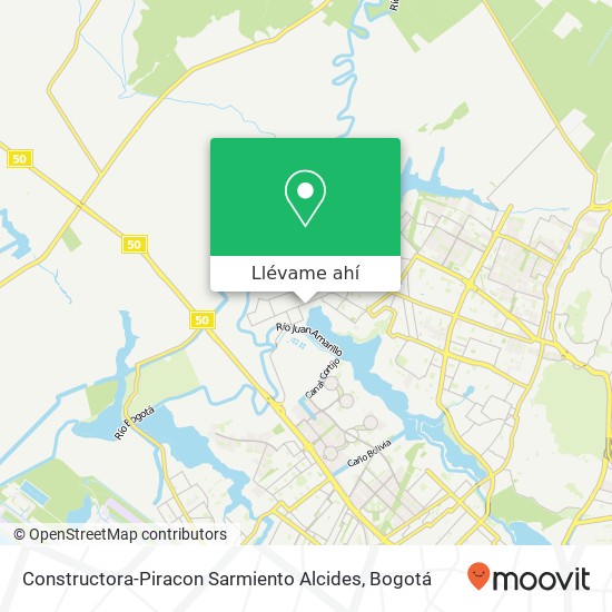 Mapa de Constructora-Piracon Sarmiento Alcides